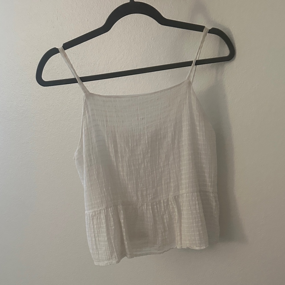 White Sleeveless Women's Top